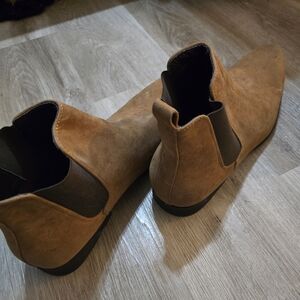 Tan Suede Ankle Boots